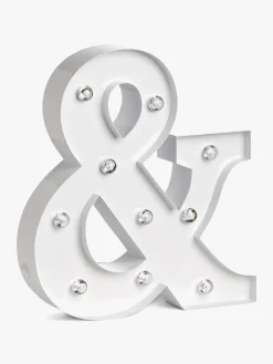 Lamper & Belysning|AliceFox Alice & Fox Bogstavslampe &, Hvid