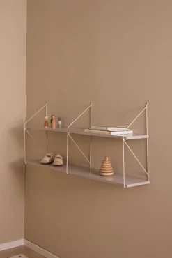 Børnemøbler|AliceFox Alice & Fox BONNIE Hylde 120 cm, Greige Grå