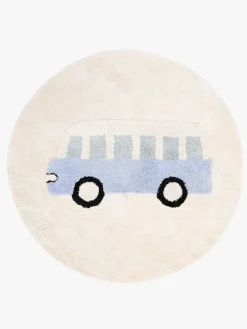 Gulvtæpper|AliceFox Alice & Fox  Bus Gulvtæppe Ø140 Beige/Blå