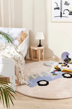 Gulvtæpper|AliceFox Alice & Fox  Bus Gulvtæppe Ø140 Beige/Blå