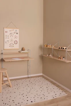 Børnemøbler|AliceFox Alice & Fox CLEO Skrivebord & Hylde, Blå/Naturel