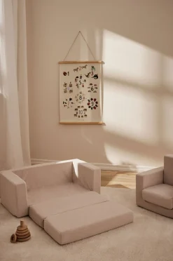 Børn AliceFox Børnemøbler-Alice & Fox Cubbie  Foldbar Sofa 94x55 cm, Beige