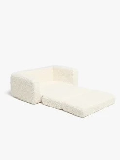 Børn AliceFox Børnemøbler-Alice & Fox Cubbie  Foldbar Sofa 94x55cm, White Teddy