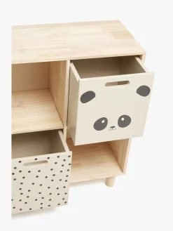 Børn AliceFox Børnemøbler-Alice & Fox DELTA Bogreol med Opbevaringskasse, Natur