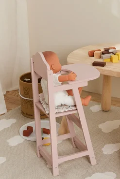 Dukker & Bamser|AliceFox Alice & Fox Dukkestol, Pink Lyserød/Hvid