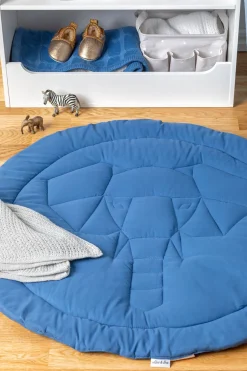 Interiør|AliceFox Alice & Fox Elephant Legetæppe Ø80, Bijou Blue Blå