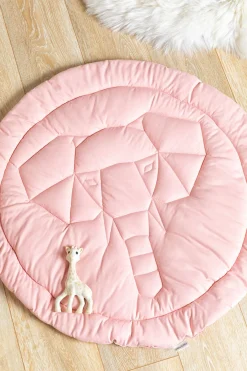 Børn AliceFox Interiør-Alice & Fox Elephant Legetæppe Ø80, Mellow Rose