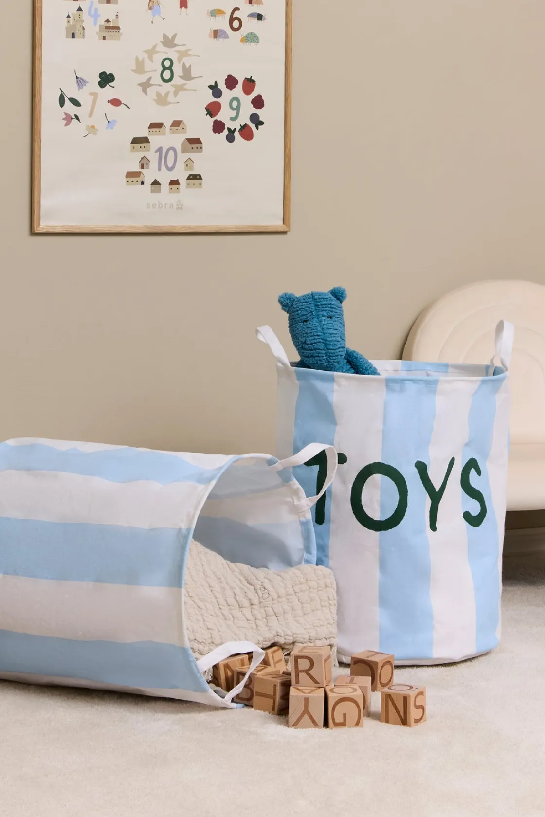 Opbevaring|AliceFox Alice & Fox ELSIE Opbevaringskurve 2-pak, Blå Blå