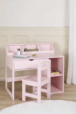 Børn AliceFox Børnemøbler-Alice & Fox FAY Skrivebord med Stol, Pink
