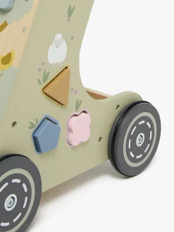AliceFox Babylegetøj-Alice & Fox Gåvogn Bondegård, Grøn