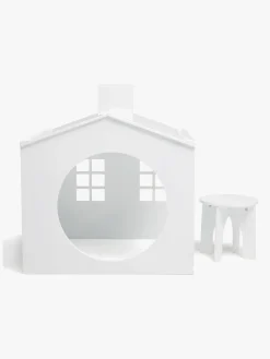 Børnemøbler|AliceFox Alice & Fox  Huset Tegnebord med Skammel, Hvid