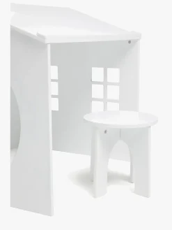 Børnemøbler|AliceFox Alice & Fox  Huset Tegnebord med Skammel, Hvid