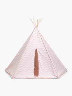 Interiør|AliceFox Alice & Fox Legetelt Tipi, Lyserød/Hvid Lyserød/Hvid