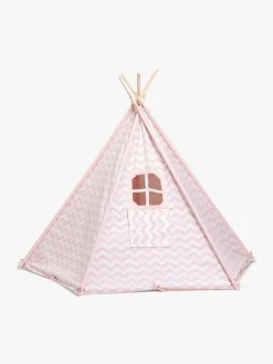 Interiør|AliceFox Alice & Fox Legetelt Tipi, Lyserød/Hvid Lyserød/Hvid