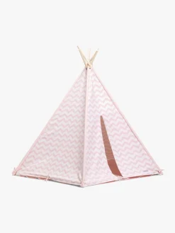 Interiør|AliceFox Alice & Fox Legetelt Tipi, Lyserød/Hvid Lyserød/Hvid