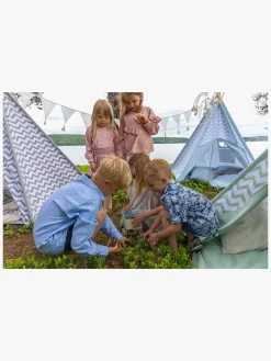 Legetelte & -Tunneler|Legetøj Til Børn På 0-10 År|AliceFox Alice & Fox Legetelt Tipi, Grøn/Hvid Grøn/Hvid