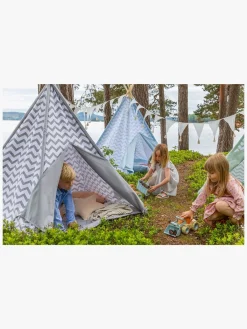 Legetelte & -Tunneler|Legetøj Til Børn På 0-10 År|AliceFox Alice & Fox Legetelt Tipi, Grøn/Hvid Grøn/Hvid