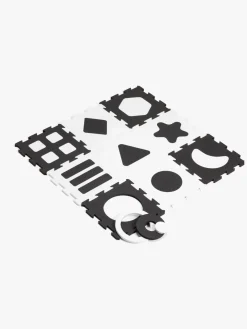 Interiør|AliceFox Alice & Fox Legetæppe m. 9 Brikker 32x32, Sort/Hvid