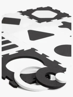 Interiør|AliceFox Alice & Fox Legetæppe m. 9 Brikker 32x32, Sort/Hvid