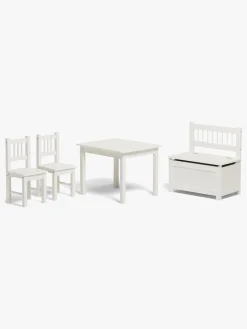 Børn AliceFox Børnemøbler-Alice & Fox LOVIS Bord & Stole + Sofa med Opbevaring, Hvid