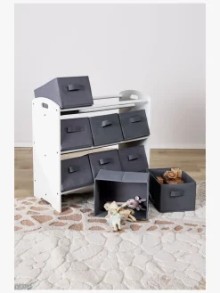 Børnemøbler|AliceFox Alice & Fox LUISA Reol med Opbevaringskasser, Grå