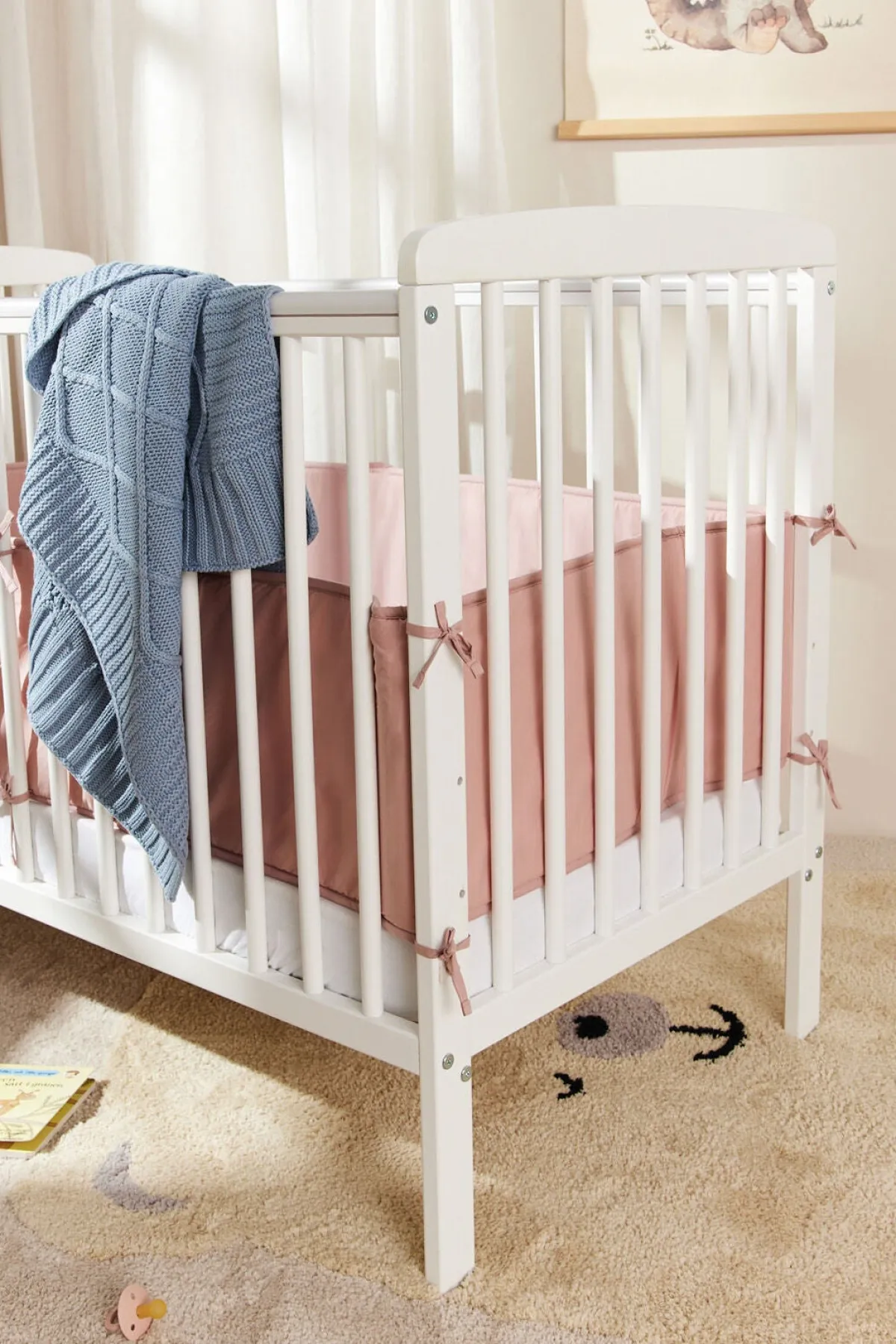 Sengetøj|AliceFox Alice & Fox MOLLY Sengerand 360 cm, Dusty Rose Lyserød