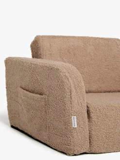 Børn AliceFox Børnemøbler-Alice & Fox MUSHY  Foldbar Lænestol, Taupe Teddy