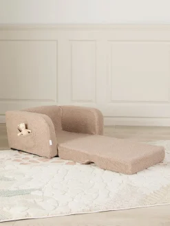 Børn AliceFox Børnemøbler-Alice & Fox MUSHY  Foldbar Lænestol, Taupe Teddy