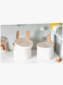 Opbevaring|AliceFox Alice & Fox Opbevaringskasser 2-pak Kanin, Lyserød