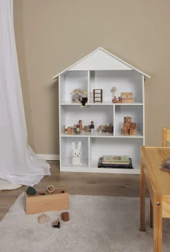 Børnemøbler|AliceFox Alice & Fox POLLY Bogreol & Dukkehus, Hvid