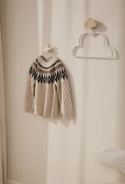 Børnemøbler|AliceFox Alice & Fox RAE Sky Bøjler 6-pak, Hvid