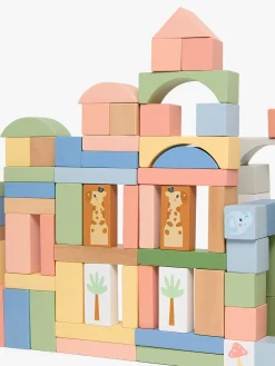 Babylegetøj|AliceFox Alice & Fox Træklodser Safaridyr 120 Stk.