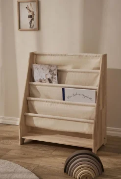 Børnemøbler|AliceFox Alice & Fox WILLA Canvas Reol, Natur Beige