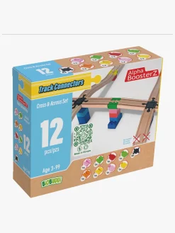 AlphaBoosterZ Togbaner & Legeborde-Alpha BoosterZ Track Connectors Cross & Across Byggesæt 12 Dele