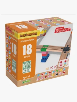 Togbaner & Legeborde|AlphaBoosterZ Alpha BoosterZ Track Connectors All Inclusive Trail Box Byggesæt 18 Dele