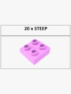 Togbaner & Legeborde|AlphaBoosterZ Alpha BoosterZ Track Connectors Steeper Byggesæt 20 Dele