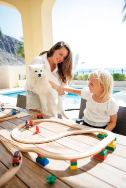 Togbaner & Legeborde|AlphaBoosterZ Alpha BoosterZ Track Connectors All In One Block Box Large Byggesæt 93 Dele