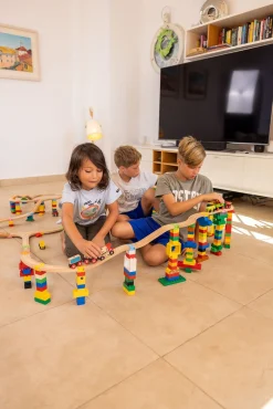 Togbaner & Legeborde|AlphaBoosterZ Alpha BoosterZ Track Connectors All Inclusive Large Byggesæt 74 Dele