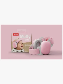 Alpine Sikkerhed-Muffy Baby Høreværn, Rose Pink