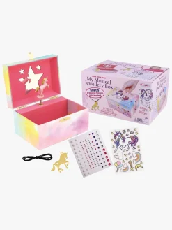 Alrico Babylegetøj-Spilledåse Enhjørning med Klistermærker