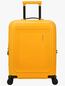Børn AmericanTourister Tasker-American Tourister Dashpop Kuffert 41-47L & Toilettaske POP, Golden Yellow