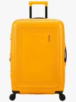 Tasker|AmericanTourister American Tourister Dashpop Kuffert 76-84L & Toilettaske POP, Golden Yellow