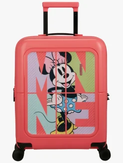 Tasker|AmericanTourister American Tourister Dashpop Kuffert 41-47L, Minnie Pop Letters Lyserød