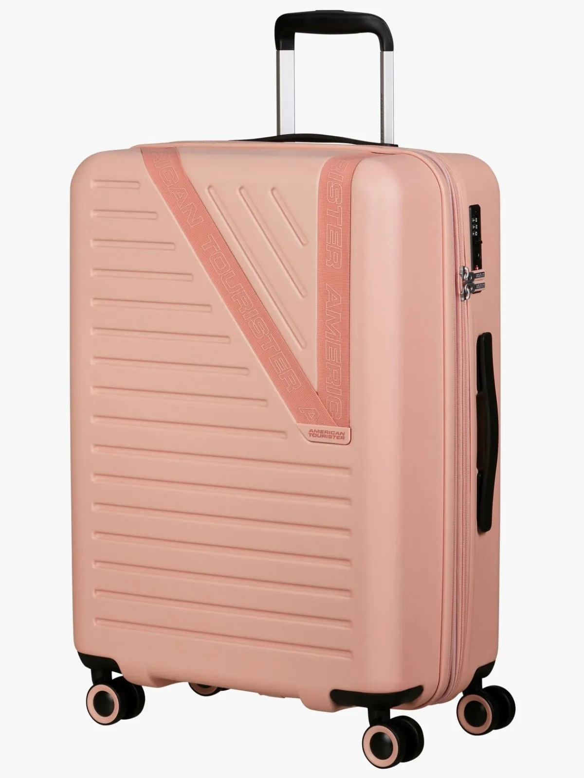 Tasker|AmericanTourister American Tourister Dynabelt Spinner Kuffert 68L, Sandy Rose