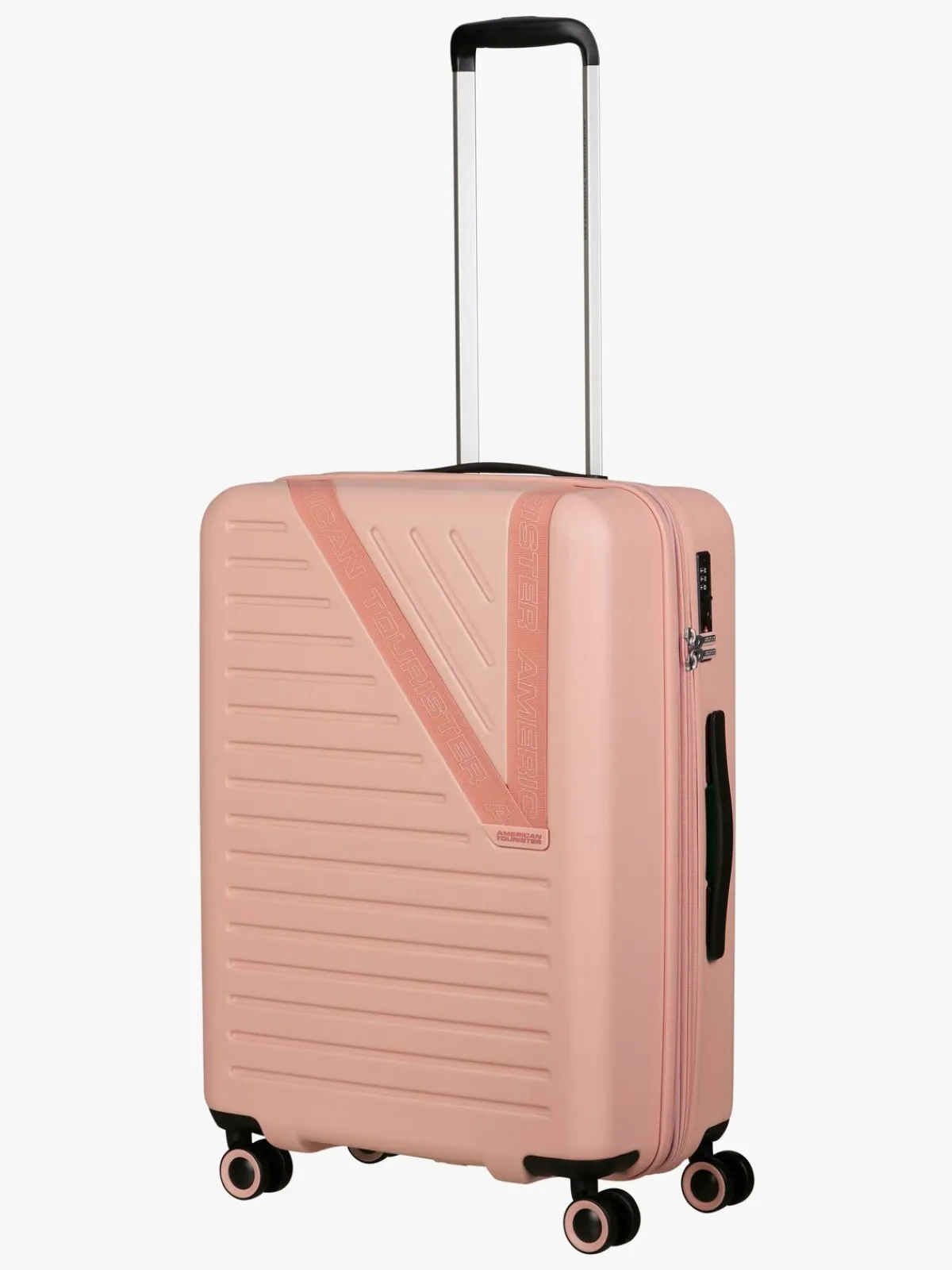Tasker|AmericanTourister American Tourister Dynabelt Spinner Kuffert 68L, Sandy Rose