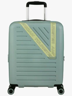 Tasker|AmericanTourister American Tourister Dynabelt Spinner Kuffert 36L, Misty Green