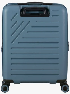 Tasker|AmericanTourister American Tourister Dynabelt Spinner Kuffert 36L, Rainstorm Blue