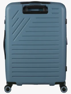 Tasker|AmericanTourister American Tourister Dynabelt Spinner Kuffert 68L, Rainstorm Blue