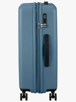 Tasker|AmericanTourister American Tourister Dynabelt Spinner Kuffert 68L, Rainstorm Blue