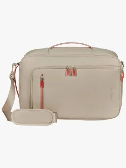 Tasker|AmericanTourister American Tourister Puffy POP 3-Way Håndbagage 21L, Beige Beige/Orange